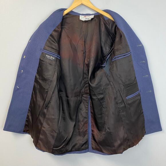 Vintage 1950s Broadway Theater Costume US Air Force USAF Blue Uniform Jacket 44R - Picture 10 of 11
